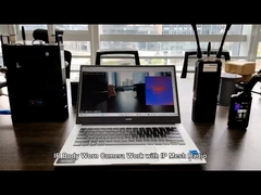 Máy ảnh mặc trên cơ thể IR Làm việc với IP Mesh Radio