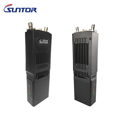 MH33 Không trung tâm 1.4GHz IP Mesh Network MANET Radio 64 nút với pin